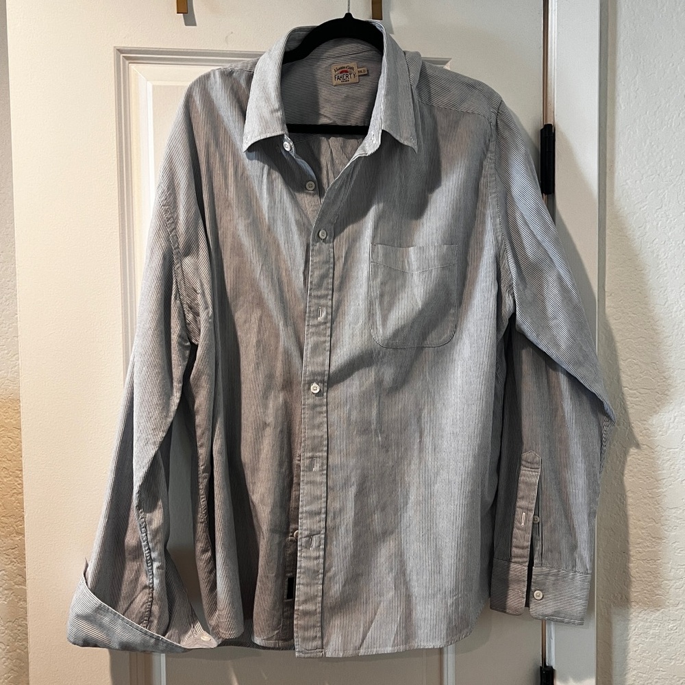 like new Mens XXL Faherty Button Down